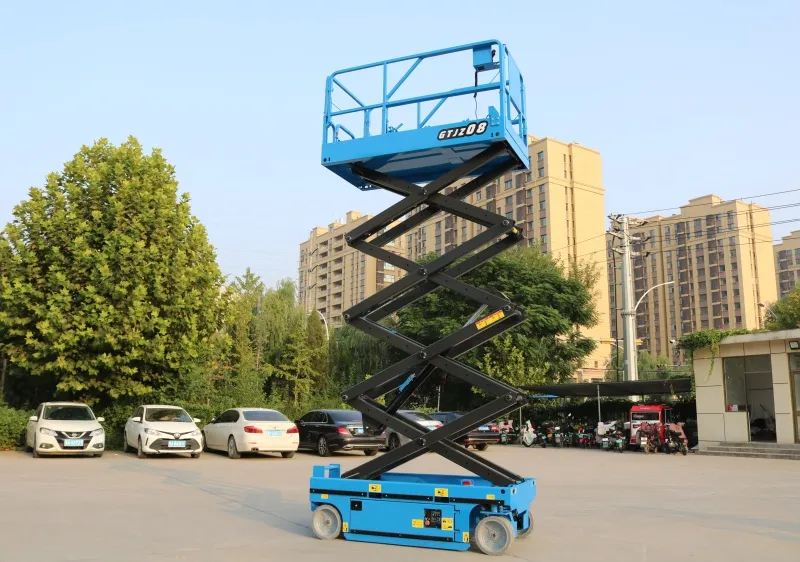 16 متر مقص منصة رفع الكهربائية ذاتية الدفع مقص رفع نمط جديد