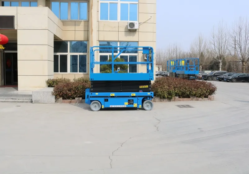 16 متر مقص منصة رفع الكهربائية ذاتية الدفع مقص رفع نمط جديد