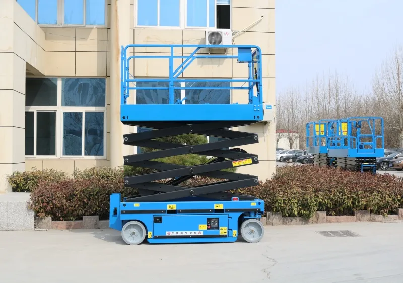 16 متر مقص منصة رفع الكهربائية ذاتية الدفع مقص رفع نمط جديد